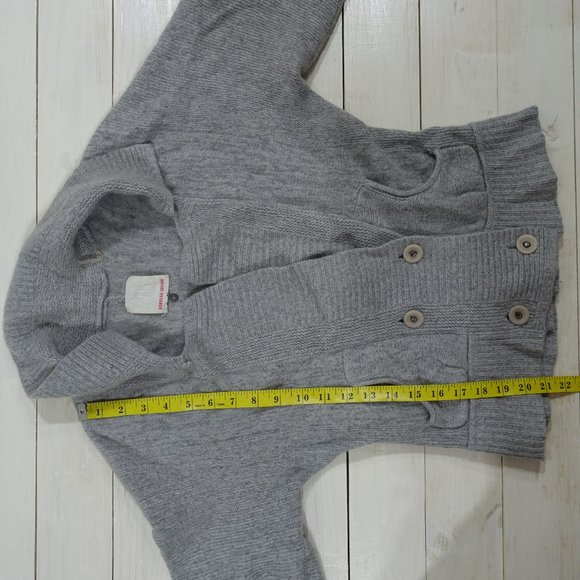 Rebecca Taylor Grey Knit Cardigan Sweater - Picture 10 of 10